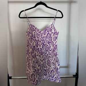 Zara printed mini dress